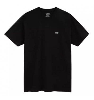 VANS T-SHIRT S VANS CLASSIC LEFT CHEST LOGO TEE - BLACK