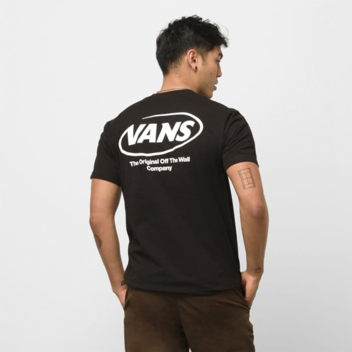 VANS T-SHIRT S VANS HI DEF COMMERCIAL TEE - BLACK