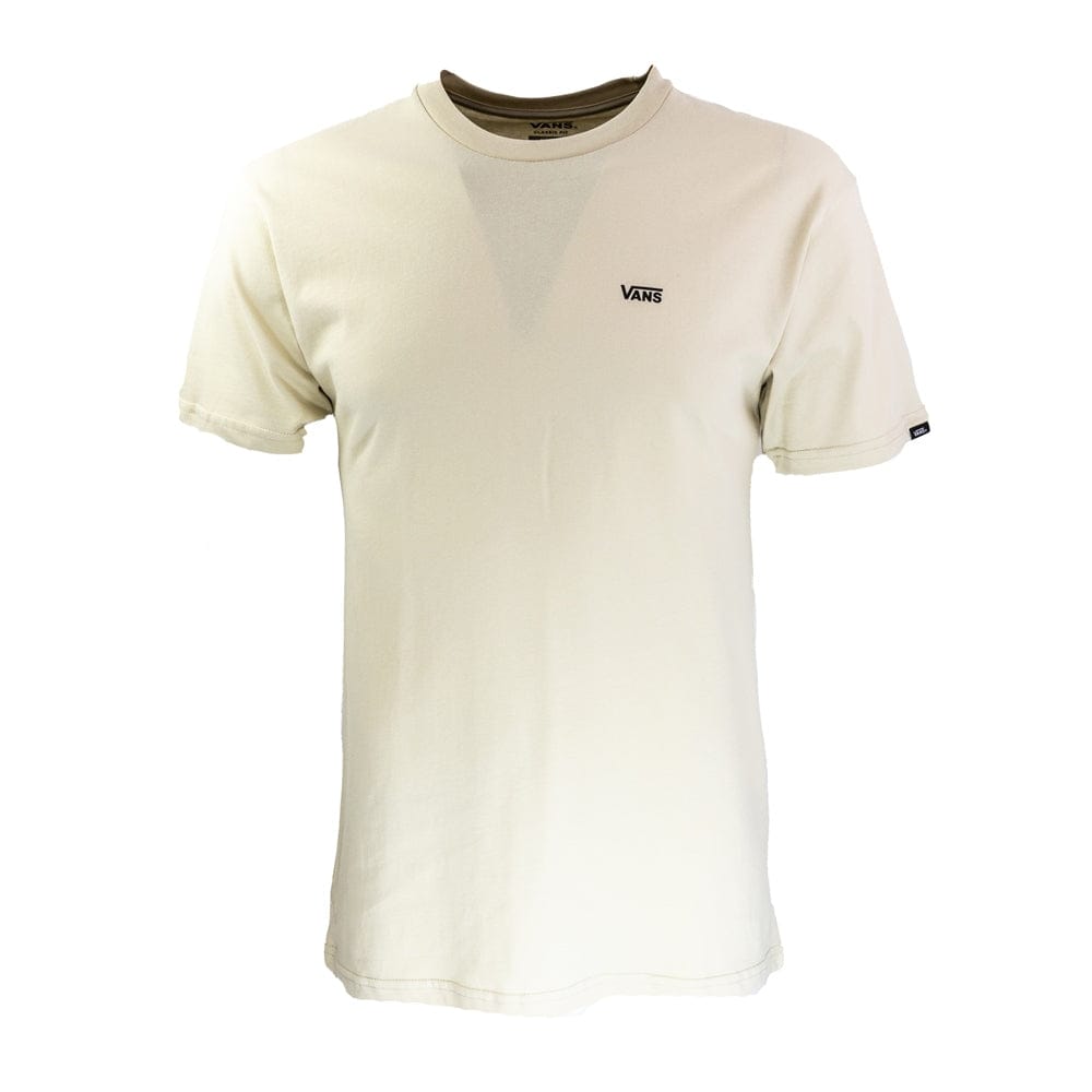 VANS T-SHIRT XL VANS LEFT CHEST LOGO TEE - OATMEAL