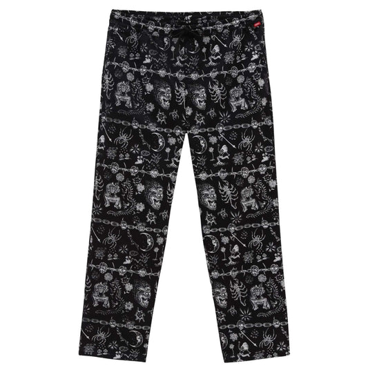 VANS PANTS VANS MIKE GIGLIOTTI RANGE LOOSE TAPERED PANTS - BLACK WHITE
