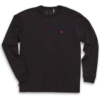 VANS LONGSLEEVE TEE VANS OFF THE WALL WALKER ROSE L/S TEE - BLACK