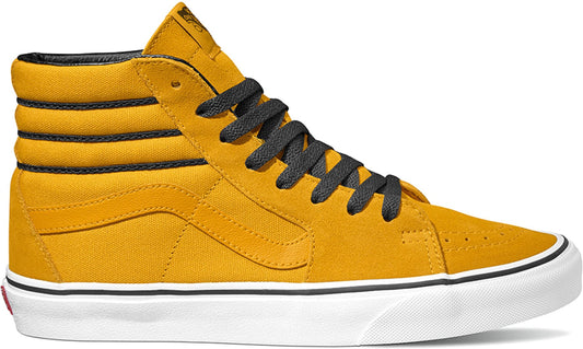 VANS SHOE VANS 8 Vans Sk8-Hi Classic - (Sport Stripes) Cadmium Yellow Black
