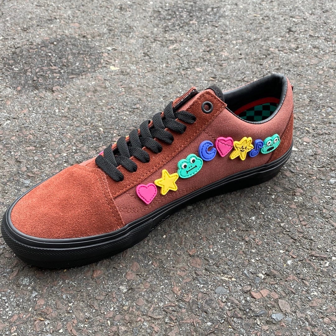 VANS SHOE VANS Vans Skate Old Skool - (Frog) Burgundy Black