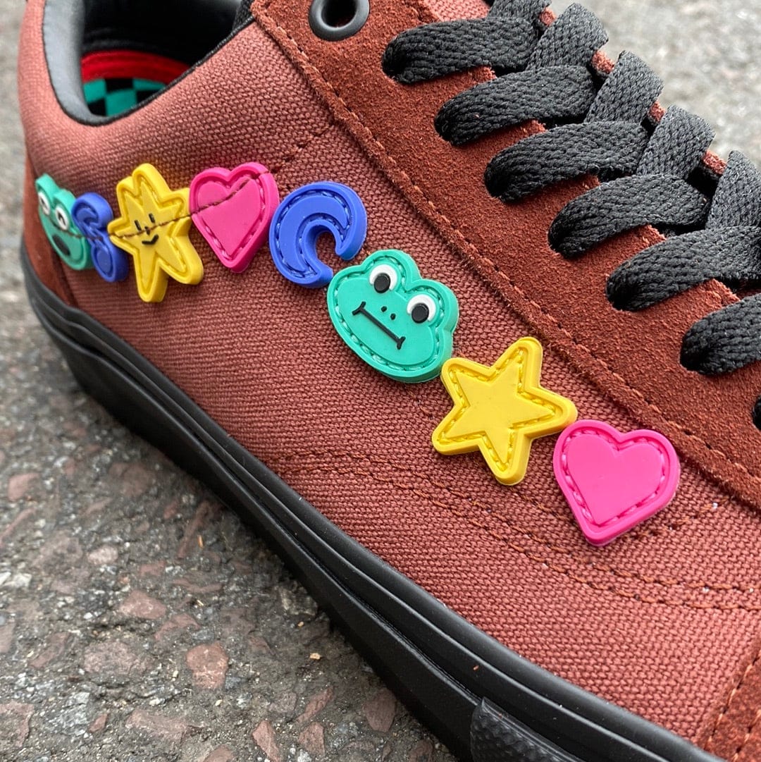 VANS SHOE VANS Vans Skate Old Skool - (Frog) Burgundy Black