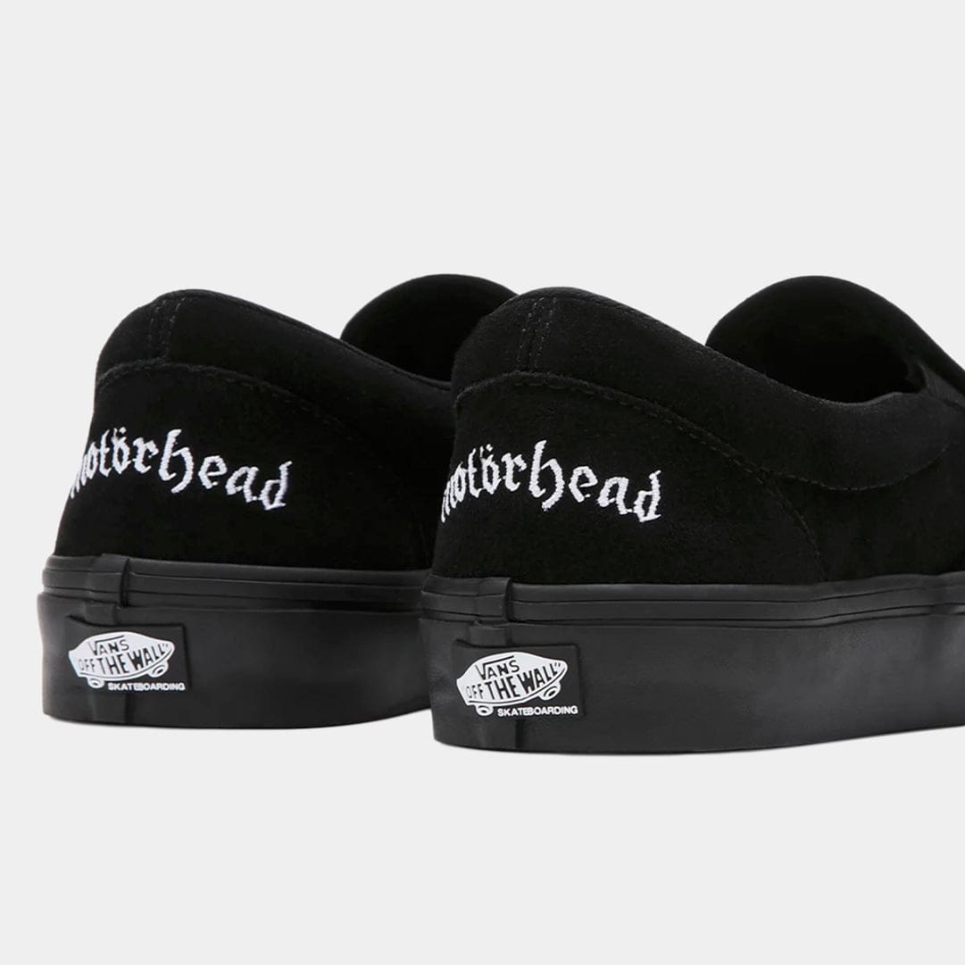 VANS SHOE VANS 7 Men / 8.5 Women Vans Skate Slip On - (Motorhead) Blackout