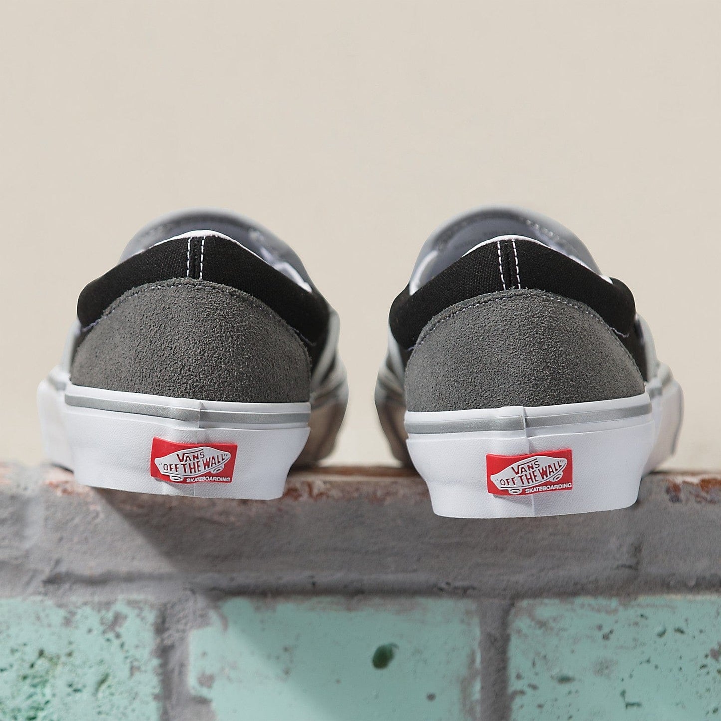 VANS SHOE VANS Vans Skate Slip On - (Reflective) Grey Black