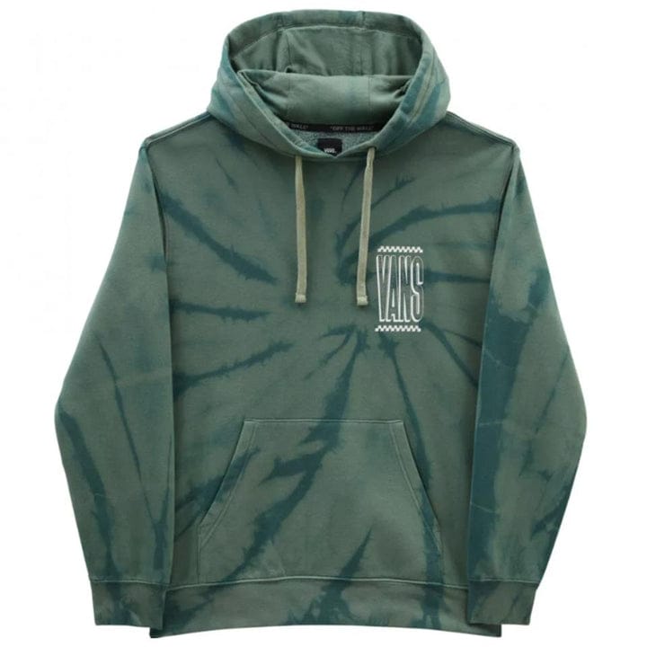 VANS HOODIE VANS TALL TYPE TIE DYE HOODIE - GREEN