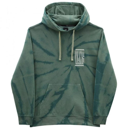 VANS HOODIE VANS TALL TYPE TIE DYE HOODIE - GREEN