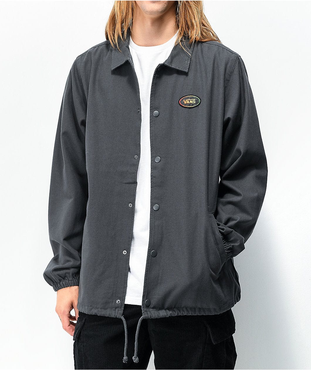 VANS JACKET S VANS TYSON PETERSON TORREY SKATE JACKET - ASPHALT