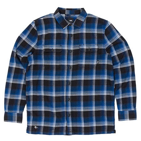 VANS FLANNEL S VANS X ANTI-HERO FLANNEL - BLUE BLACK