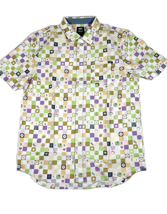 VANS SHORT SLEEVE SHIRT VANS X FROG S/S SHIRT - WHITE