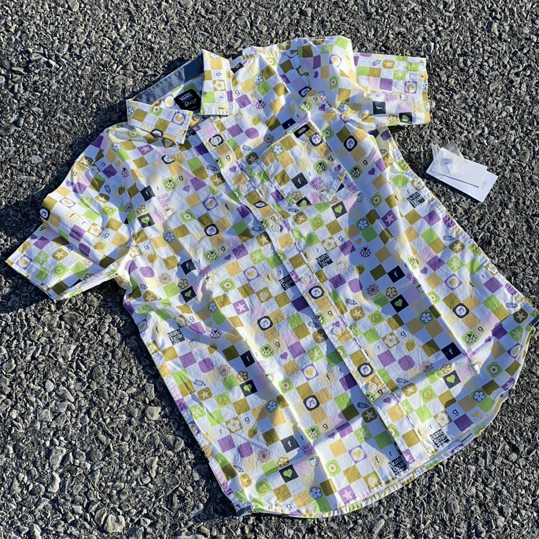 VANS SHORT SLEEVE SHIRT VANS X FROG S/S SHIRT - WHITE