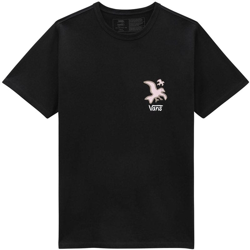 VANS T-SHIRT VANS x SKATEISTAN OFF THE WALL TEE - BLACK