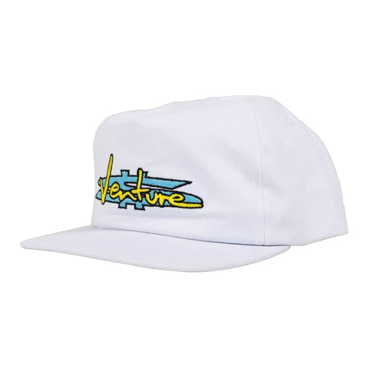 VENTURE HAT VENTURE PAID SNAPBACK HAT - WHITE